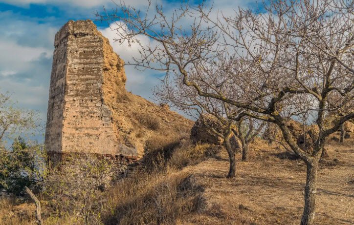 Ruina de Castle Bentomiz, Spain